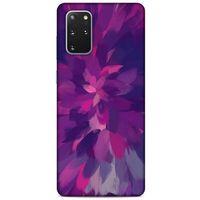 Samsung Galaxy S20 Plus Uyumlu Kılıf Mor Delisi (43) Thin Fit Kılıf Yağlı Boya