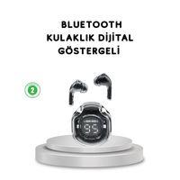 Bluetooth 5.3 Kablosuz Kulaklık Hifi Stereo Ve Ekstra Bass Dijital Ekranlı