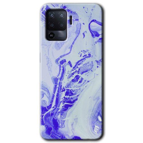 Oppo Reno 5 Lite Kılıf HD Baskılı Desen + Hayalet Cam Yandan Görünmez