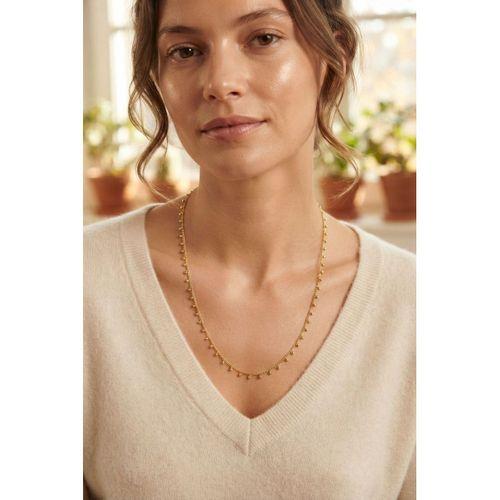 Gold Renk Topçcuk Model 60 cm Kadın Kolye