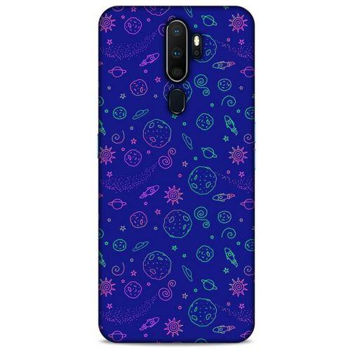 Spacex (36) Tema Glitter Kılıf Oppo A5 2020 Kılıf
