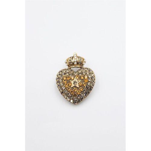 Rozet Broş - Kahverengi