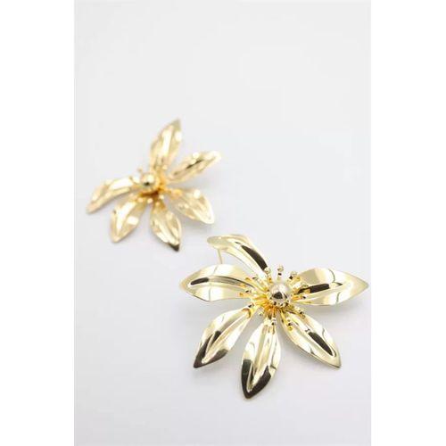 Yaprak Küpe - Altın