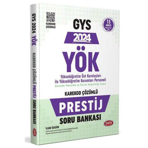 2024 YÖK Üst Kuruluşları İle YÖK Personeli GYS Prestij Soru Bankası Karekod Çözümlü Data Yayınları