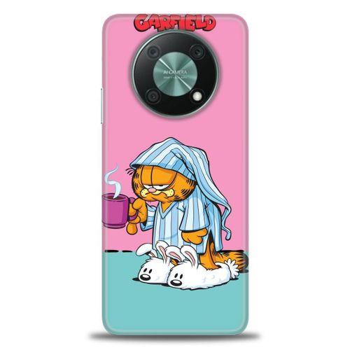Huawei Nova Y90 Kılıf HD Baskılı Kılıf - Garfield + Tam Ekran Koruyucu