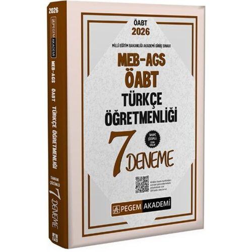 2026 MEB AGS ÖABT Türkçe Öğretmenliği Tamamı Çözümlü 7 Deneme Pegem Yayınları