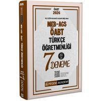 2026 MEB AGS ÖABT Türkçe Öğretmenliği Tamamı Çözümlü 7 Deneme Pegem Yayınları