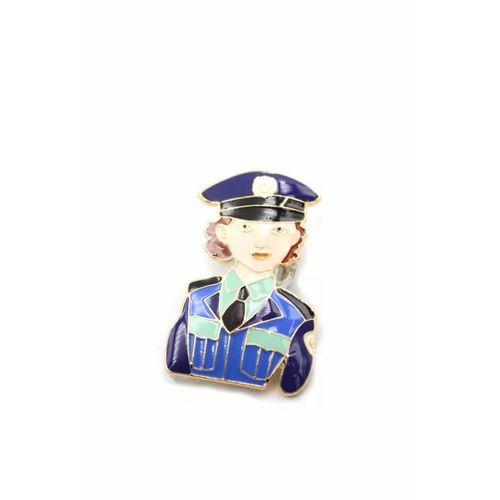 Polis Broş - Mavi