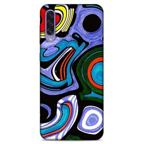 Lopard Samsung Galaxy A50s Uyumlu Kılıf Soyut Sanat (25) Baskılı Antişok Kapak