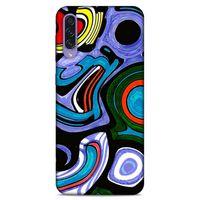 Lopard Samsung Galaxy A50s Uyumlu Kılıf Soyut Sanat (25) Baskılı Antişok Kapak