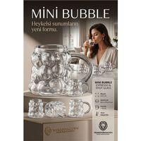Mini Bubble Espresso & Shot Bardak Borosilikat Cam 6’li Set (6x5 cm) 723274
