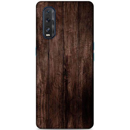 Lopard Oppo Find X2 Uyumlu Kılıf Wood'X (2) Kabı Desenli