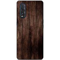 Lopard Oppo Find X2 Uyumlu Kılıf Wood'X (2) Kabı Desenli