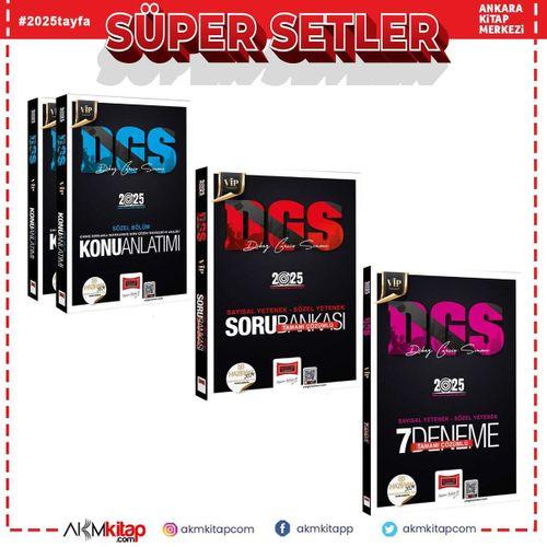 Yargı 2025 DGS VİP Sayısal Sözel Konu Set Soru Bankası ve Deneme Seti 3 Kitap