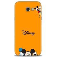 Samsung Galaxy A7 2017 / A720 Kılıf HD Baskılı Kılıf - Turuncu Disney + Tam Ekran Koruyucu