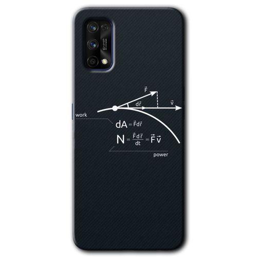 MRCİLETİSİM Realme 7 Pro Kılıf HD Desen Baskılı Arka Kapak + Temperli Cam - Work Formül