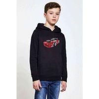 Mazda Baskılı Unisex Çocuk Kapüşonlu Siyah Sweatshirt