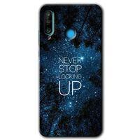 Huawei P30 Lite Kılıf HD Desen Baskılı Arka Kapak + Temperli Cam - Stars Wallpaper