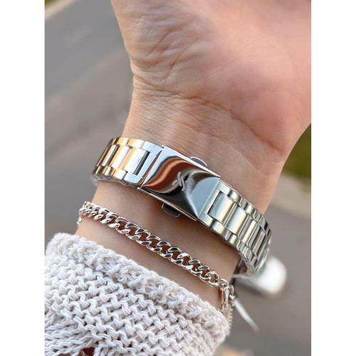 Daniel Klein Çelik Kordonlu 2 Yıl Garantili 3 Atm Suya Dayanıklı Kadın Kol Saati+Bileklik BD.14132.1