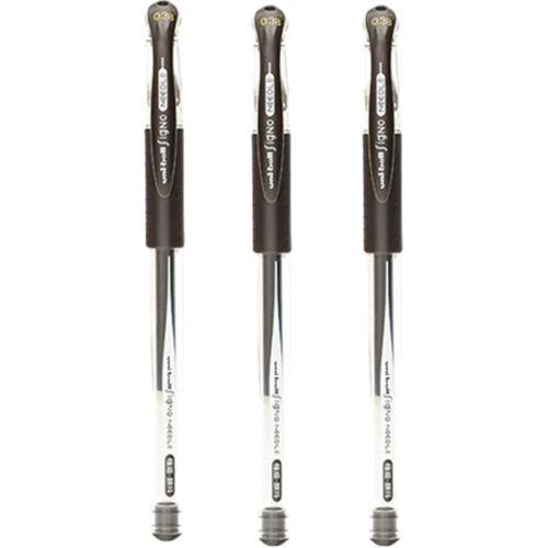 UNİBALL SİGNO NEEDLE ( 0.38 ) İĞNE UÇLU JEL KALEM KAHVESİYAH ( Üç Adet )