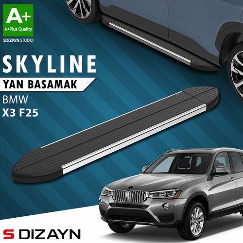 S-Dizayn Bmw X3 F25 Skyline Krom Yan Basamak 193 Cm 2010-2017 A+ Kalite