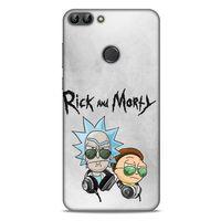 Huawei Psmart Uyumlu Kılıf Rick And Morty (4) Koruma Kılıfı Eye Patch Morty