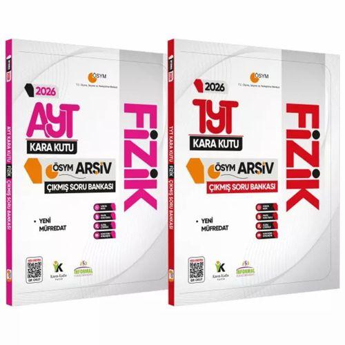 2026 TYT-AYT FİZİK Kara Kutu ÖSYM Çıkmış Soru Havuzu Bankası 2li SET Konu Özetli Dijital Çözümlü