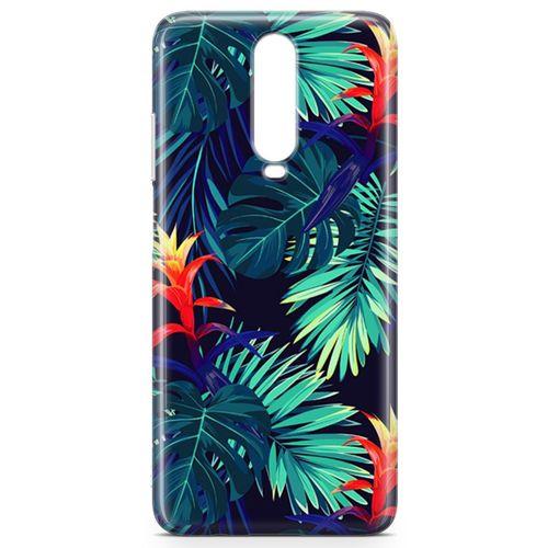 Xiaomi Redmi K30 Kılıf Pasifik Yapraklar Arka Kapak Koruma Desenli Full Koruyucu