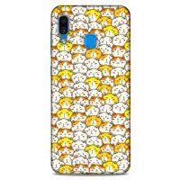 Lopard Samsung Galaxy A30 Uyumlu Kılıf Kediler (28) Arka Kapak Tombul Kedi