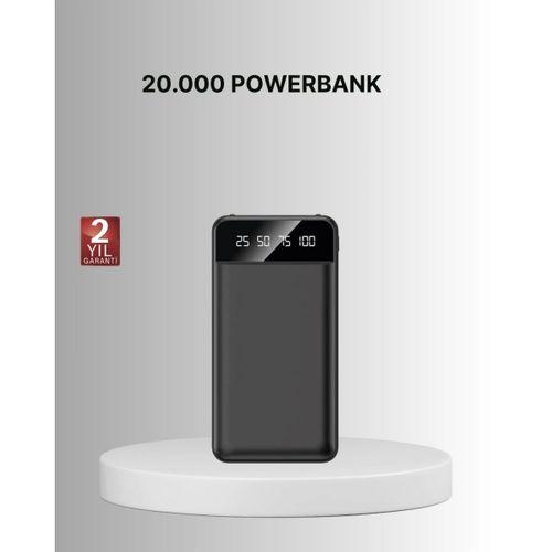 Taşınabilir 20.000 Mah Hızlı Şarj Powerbank 4 Çıkışlı