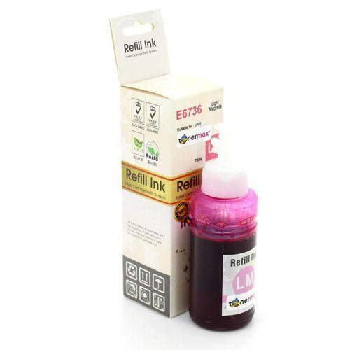 Epson T6736 / L800 / L805 / L810 / L850 / L1300 / L1800 Açık Kırmızı Muadil Mürekkep Tüpü 70ml