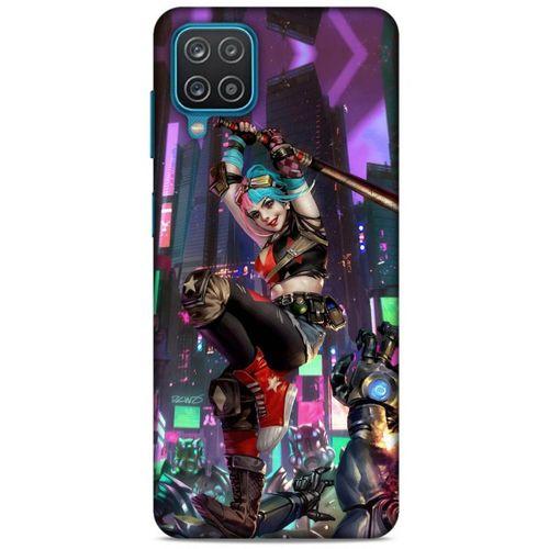 Samsung Galaxy A12 Uyumlu Kılıf Harley Quinn (29) Arka Koruma Kılıfı Koyu haki