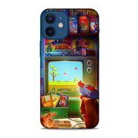Retro (25) Desen Antişok Kapak Renkli Apple iPhone 12 Mini Kılıf