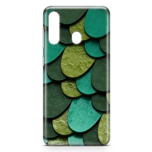 Samsung Galaxy A60 Kılıf Yeşilin 50 Tonu Arka Kapak Koruma Desenli Full Koruyucu