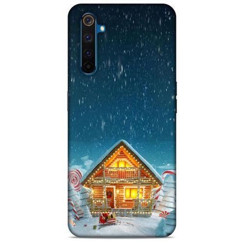 Oppo Realme 6 Kılıf Snowix (8) Baskılı Kılıf Lacivert