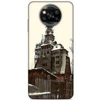 Xiaomi Redmi Poco X3 Kılıf Dünya Mimarisi (40) Fit Silikon Kılıf Wooden Gagster House