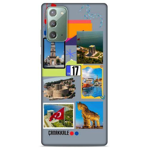 Lopard Samsung Galaxy Note 20 Uyumlu Kılıf Şehirli ※ (17) Çanakkale Tasarım Kılıf