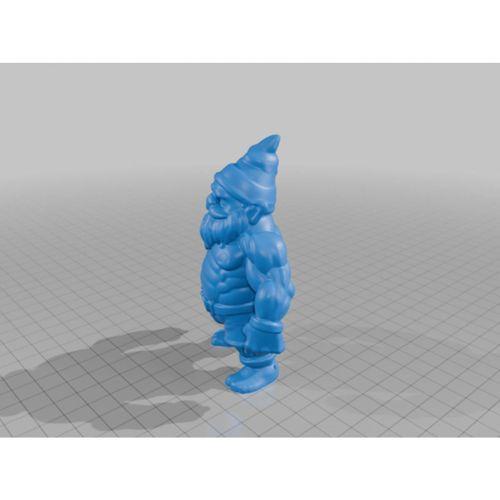 Peri Bahçesi Güçlü Adam Cücesi Tanımlı Kaslarla MineeForm FDM 3D Baskı STL Dosyası (Bu ürün Sadece Plastik parçadır - Almadan Önce Soru Sorabilirsiniz
