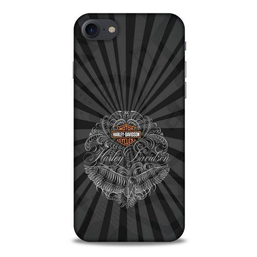 Apple Iphone 8 Uyumlu Kılıf Motorsiklet (40) Fit Silikon Kılıf Harley