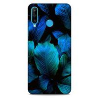 Lopard Huawei P30 Lite Uyumlu Kılıf Bahar (7) Telefon Kılıfı Okyanus Mavi
