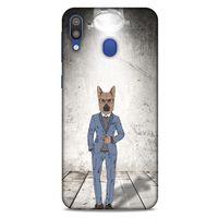 Samsung Galaxy M20 Kılıf Köpek Kıyafetleri (9) Kılıf Alman Kurdu Süveter