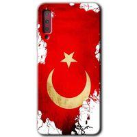 Galaxy A7 2018 Kılıf HD Desen Baskılı Arka Kapak - Türkiyem + Kırılmaz Cam