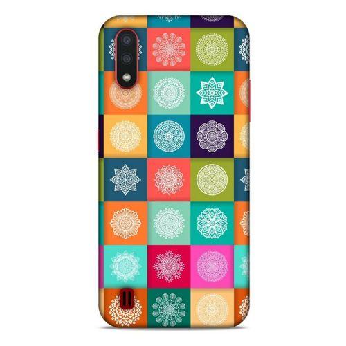 Ethnic Culture (58) Samsung Galaxy A01 Kılıf Silikon Kapak Desenli