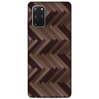 Lopard Samsung Galaxy S20 Plus Uyumlu Kılıf Wood'X (33) Hybrid Kılıf Baskılı