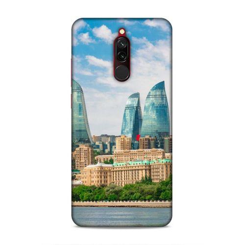 Xiaomi Redmi 8 Uyumlu Kılıf Azarbaijan (4) Koruma Kılıfı Alev Kuleleri