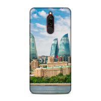 Xiaomi Redmi 8 Uyumlu Kılıf Azarbaijan (4) Koruma Kılıfı Alev Kuleleri