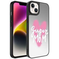 Apple iPhone 14 Plus Kılıf Aynalı Desenli Kamera Korumalı Parlak Zore Mirror Kapak