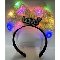 Led Işıklı Love Yazılı Fiyonk Taç