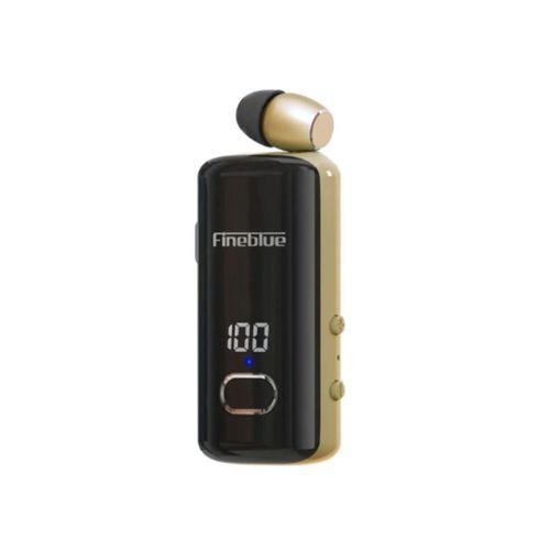 F580 Dijital Göstergeli Makaralı Titreşimli Bluetooth Kulaklık Gold