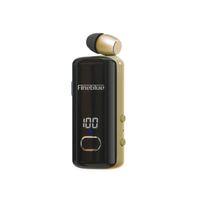 F580 Dijital Göstergeli Makaralı Titreşimli Bluetooth Kulaklık Gold